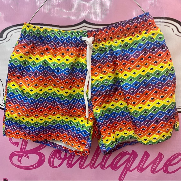 COPY - NEW,Men’s Elastic waist Swim Shorts size “L” - Picture 6 of 10